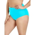 thumbnail image 5 of Ocean Blues Women's Plus Size High Waisted Bikini Bottom Full Coverage Swim Bottom, 5 of 8