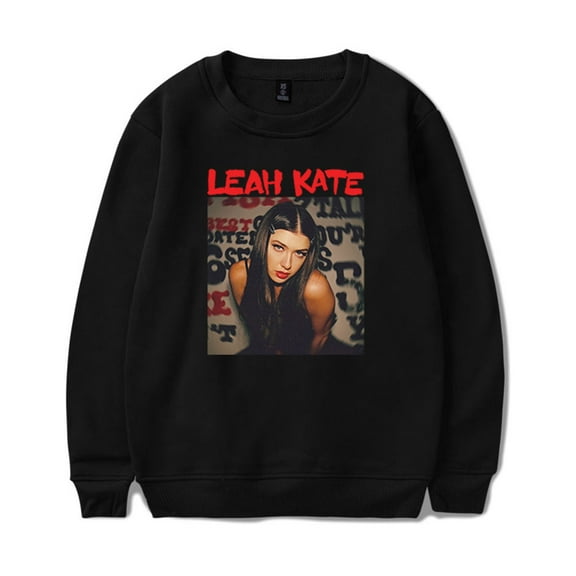 Leah Kate Tour 2024 Sweatshirt Hip Hop Pullover Men Women Crewneck Fashion Longsleeve