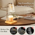 thumbnail image 3 of Candle Warmer Lamp for Yankee Large Candles with Timer, Height Adjustable Electric Lamp Candle Warmer for Home Room Decor, 3 of 7