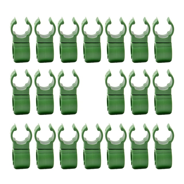 20 clips de conexión para enrejado de plantas, prácticos clips de fijación con hebilla. 16 mm