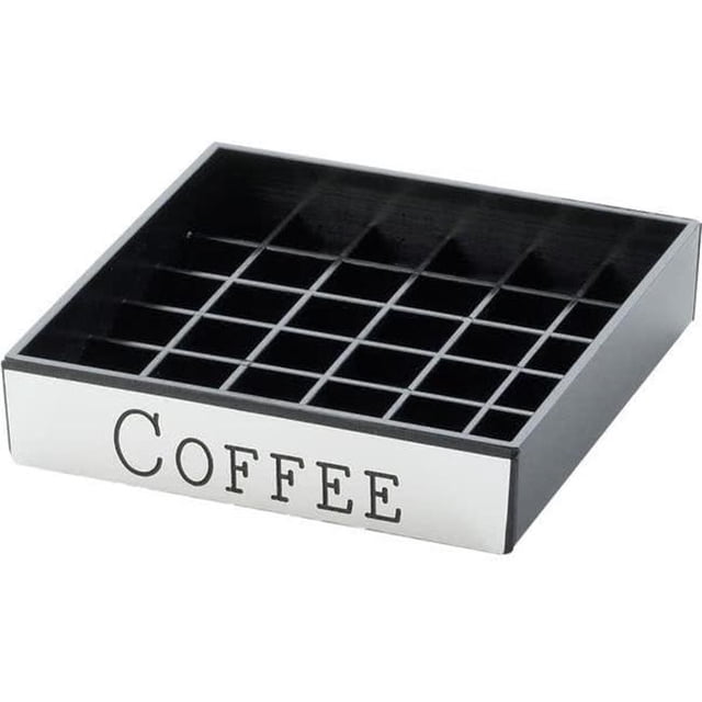 Cal Mil 632-1 Engraved Drip Coffee Tray - Silver