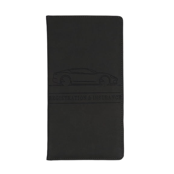 Car Registration and Insurance Card Holder, Vehicle License Document Glove Box Compartment Organizer, Interior Car Accessories for Women Men Teens