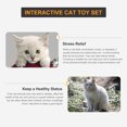 thumbnail image 3 of Labymos 7PCS Cat Scratch Toy Interactive Cardboard Chew Toys Variety Pack Set Including Feather Mouse, 3 of 8