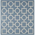 thumbnail image 2 of Safavieh Courtyard Archimedes Geometric Indoor/Outdoor Area Rug, Blue/Beige, 7'10" x 7'10" Square, 2 of 9