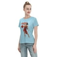 thumbnail image 4 of T-Shirt Basique à Manches Courtes pour Femmes Slam Dunk Rukawa Érable, 4 of 6
