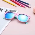 thumbnail image 4 of Pink Rubber Flexible Kids Polarized Sunglasses Age 3-10, 4 of 5