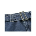 thumbnail image 6 of Wassery Women Jeans Mini Skirts with Sashes E-girl Low Waist Pockets Short Denim Skirts 2000s Aesthetic Fairy Grunge Streetwear, 6 of 9