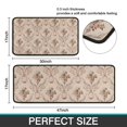 thumbnail image 7 of Pioneer Flower Floral Print Pattern Kitchen Rugs Sets Of 2,Anti Fatigue Kitchen Mat Rugs Non Slip Washable,Decorative Kitchen Floor Mats for Kitchen,Sink,Laundry,17"X30"+17"X47", 7 of 7