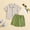 Green, variant on Rvasteizo Toddler Summer Outfits Boys Girls Breasted Pocket Lapel Shirt and Elastic Drawstring Shorts Linen Beach 2 Piece Set 6 Months to 4 Years