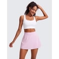 thumbnail image 3 of Sujetador deportivo CRZ YOGA Butterluxe, espalda en U, cuello redondo, acolchado, blanco, 3 of 5
