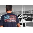 thumbnail image 6 of Flying Fisherman T1714NXL Fish Flag T-Shirt, Navy, X-Large, 6 of 6
