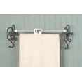 thumbnail image 4 of Towel Bar Nickel 18" Fleur De Lis Style Bar Bathroom Renovators Supply, 4 of 4