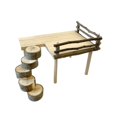 thumbnail image 3 of GROWTH TANK Hamster Platform, Stand, Shelf, Hamster Ladder, Exercise Toy, Decor, Wooden Mice D, 3 of 9