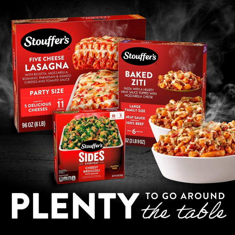 Stouffer's Baked Ziti, Large Family Size, Frozen Pasta, Frozen