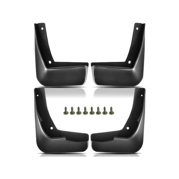 Mud Guard Set 4 - Compatible with 2016 - 2018 Chevy Malibu Sedan 2017