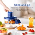 thumbnail image 4 of 3-in-1 Electric Grape and Garlic Peeler - Automatic Peeler - USB Rechargeable Multifunctional Small Fruit and Tomato Peeler - Easy to Use for Home Kitchens and Commercial Purposes, 4 of 5