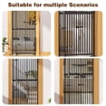 thumbnail image 5 of KORIMEFA 74.8"-96.5" Extra Tall Pet Gate for Doorway, Wide Tall Adjustable 30.3"-38.2" Cat Gate, 1.37″ Narrow Gap, Black, 5 of 11
