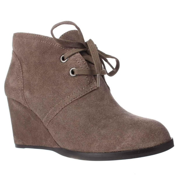 Lucky Brand - Womens Lucky Brand Seleste Lace Up Wedge Booties ...