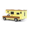 thumbnail image 4 of Greenlight Collectibles 1/64 Copper and Tan 1986 Chevrolet C20 Silverado with Winnebago Slide in Camper 30288, 4 of 5