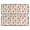 Cow and Heart Beige Pattern, variant on Cow and Flower Beige Pattern Anti Fatigue Kitchen Rugs Set Of 2, Non Slip Washable Decorative Floor Mats for Sink Laundry and Home Use, 17"x47"