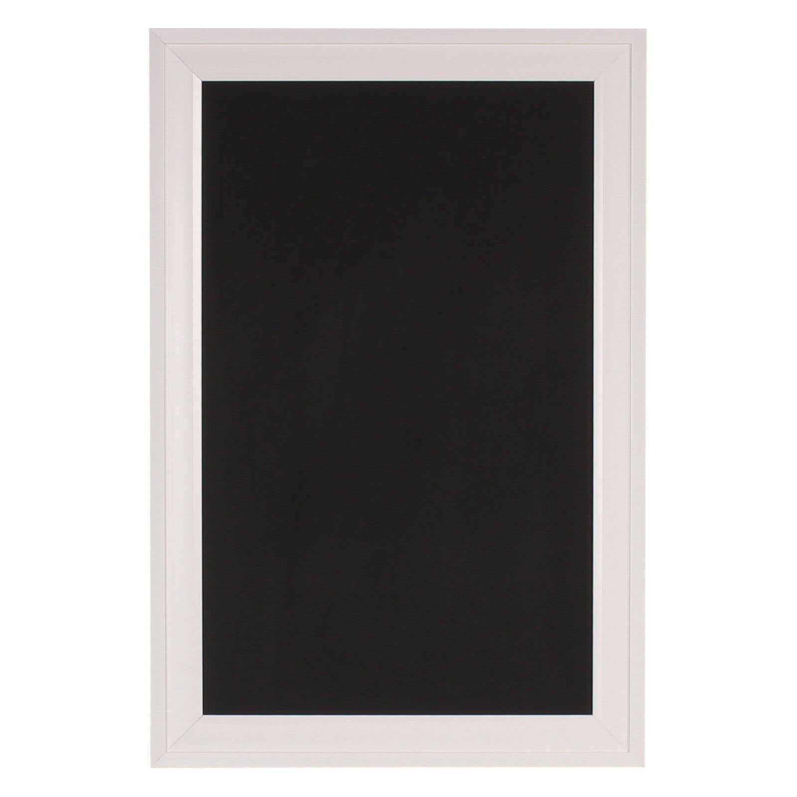 DesignOvation Bosc Framed Magnetic Chalkboard 18.5x27.5 White 