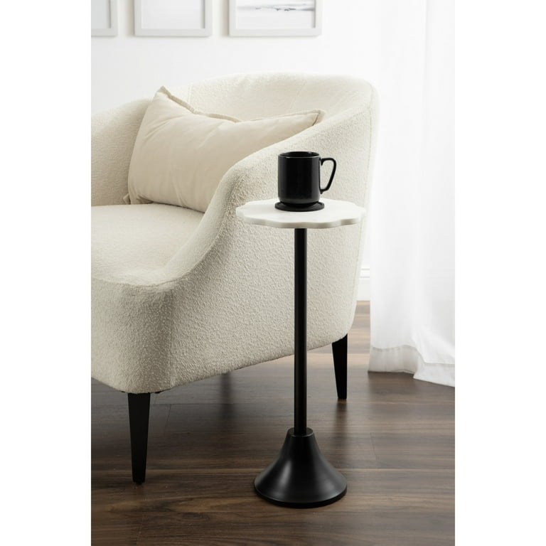 Kate and Laurel Sanzo Modern Pedestal Drink Table, 10 x 10 x 23