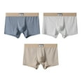 thumbnail image 1 of Amzcrzy 3PC Men's Underwear Comfortable Mid-Rise Boxer Briefs Soft Breathable Mens Boxer Briefs Underwear Pack 2XL, 1 of 2