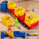 thumbnail image 1 of Large Transport Vehicle Toy Children's Simulation Trailer Model Container Truck Boys' Vegetable Fruit And Beverage Transport Vehicle, 1 of 6