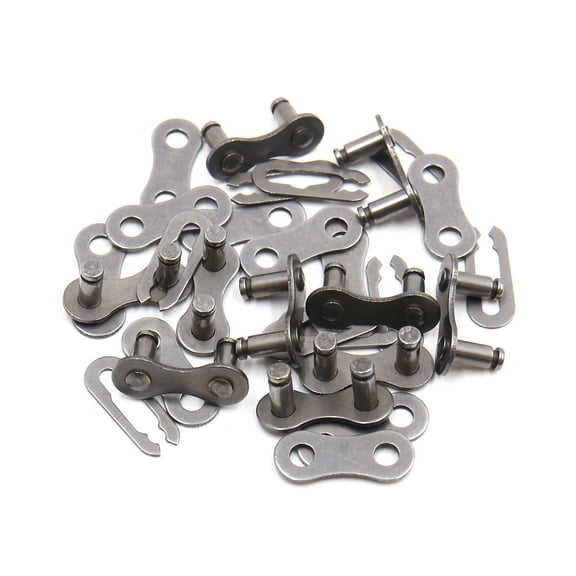 Unique Bargains 10Pcs Metal Chain Master Link Joint Clips Connectors for MTB Bike Bicycle
