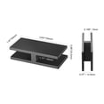 thumbnail image 4 of KFFKFF Glass Holder, 4-Pack Rectangular Brackets for Glass Railings, Suitable for 0.31"-0.47" Thick Tempered Glass, Made of 304 Stainless Steel, Ideal for Balcony, Garden, Pool, and Stairs, 4 of 9