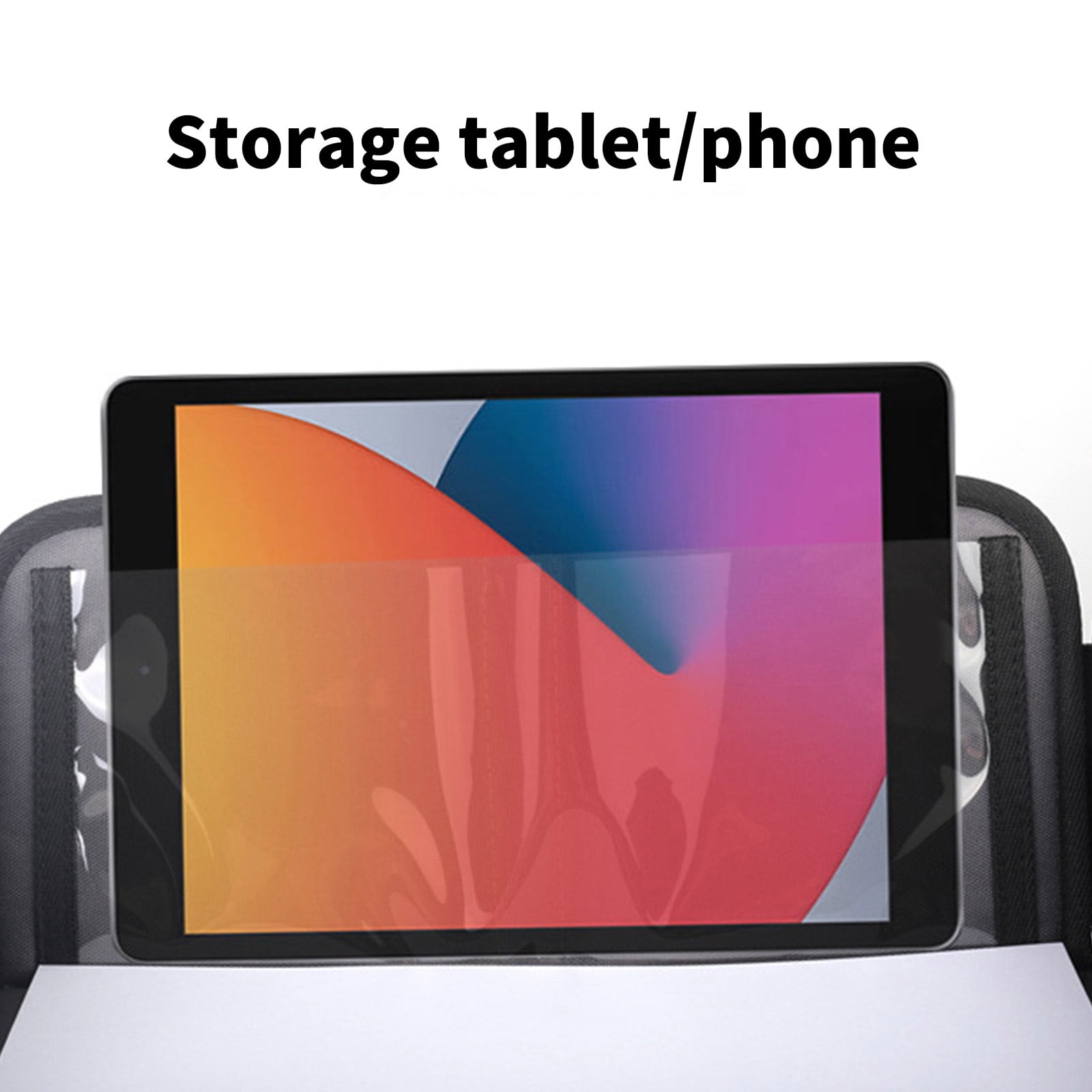 RUISINERY Kids Travel Tray for and Aircraft with Detachable Tablet Holder and Multiple Storage Pockets for Long Trip
