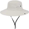 thumbnail image 5 of Womens Summer Sun-Hat Outdoor UV Protection Fishing Hat Wide Brim Foldable-Beach-Bucket-Hat with Ponytail-Hole, 5 of 5