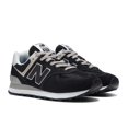 thumbnail image 2 of New Balance Women's 574 Core Sneaker, Black/White, 10, 2 of 7