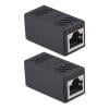 2/5/10 Uds 8 Core Jack RJ45 conector de red Ethernet adaptador de Internet extensor Hugtrwg Para estrenar