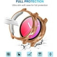 thumbnail image 2 of GFDYREE [2Pack] Compatible with Samsung Galaxy Watch Active 2 Screen Protector Case 40mm, Bumper Full Around Cover for Samsung Galaxy Watch Active2 40 (Rose Gold, 40mm), 2 of 7