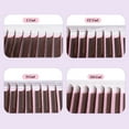 thumbnail image 5 of Brown Individual Eyelashes Extension 8-15 Mixed Lash Colorful Premium Dark Brown Lashes Soft Natural Mink False Eyelashes Makeup, 5 of 9
