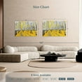 thumbnail image 4 of Elephant Stock Autumn Birch Forest Trees Wall Art - Horizontal Canvas Wall Art - Living Room Wall Decor - Nature Canvas - Yellow And Black Decor - 48" x 32", 4 of 8