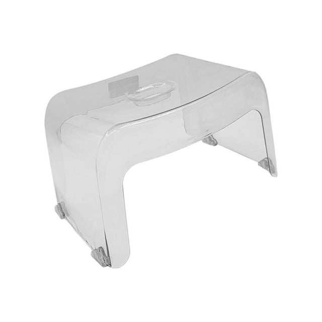 GUOOL Bath Stool Bathtub Chair Stable Shower Stool for Bathroom Living Room Adults Clear