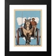 thumbnail image 2 of Coles Phillips 11x14 Black Modern Framed Museum Art Print Titled - Man Riding a Horse Drawn Cart (1921), 2 of 5