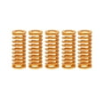 thumbnail image 1 of 3D Printer Heated Bed Leveling Spring Extruder extruder spring Extrusion Compression Die Spring Replacement for CR-7, Yellow, 10x25mm, 1 of 6