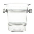 thumbnail image 2 of (15 PACK) Clear Disposable Plastic Ice Bucket for Chilling Wine & Champagne - 6 Inch Reusable Plastic Tub for Drinks and Parties - Chiller Bucket by EcoQuality, 2 of 3