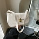 thumbnail image 2 of Bolso de mano de un solo hombro para mujer, bandolera de moda con textura, estilo mensajero, pequeño, con temperamento, 2025, 2 of 5