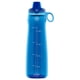 thumbnail image 1 of Botella de agua Pogo de plástico sin BPA de 1,2 L con tapa abatible, color azul, 1 of 5