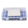 thumbnail image 1 of ruzhgo 840Pcs 2N2222-BC558 24 Values NPN PNP Mini Transistor TO-92 Power General Purpose Transistors Assortment Kit with Plastic Box, 1 of 6