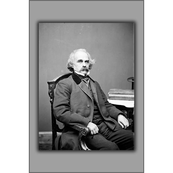 24"x36" Gallery Poster, Nathaniel Hawthorne scarlet letter The House of the Seven Gables