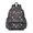 Basketball and Baseball Black Pattern, variant on Baseball and Basketball Orange Pattern Cute School Backpack with Padded Back and Adjustable Shoulder Straps 13.4"x11"x4.7"