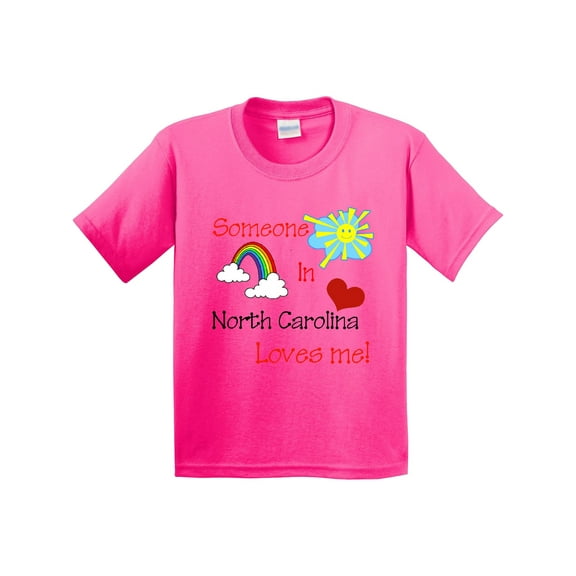 Inktastic Someone in North Carolina Loves Me Youth T-Shirt