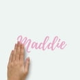 thumbnail image 5 of Pink Brush Script Alphabet Peel and Stick Wall Decals, 5 of 6