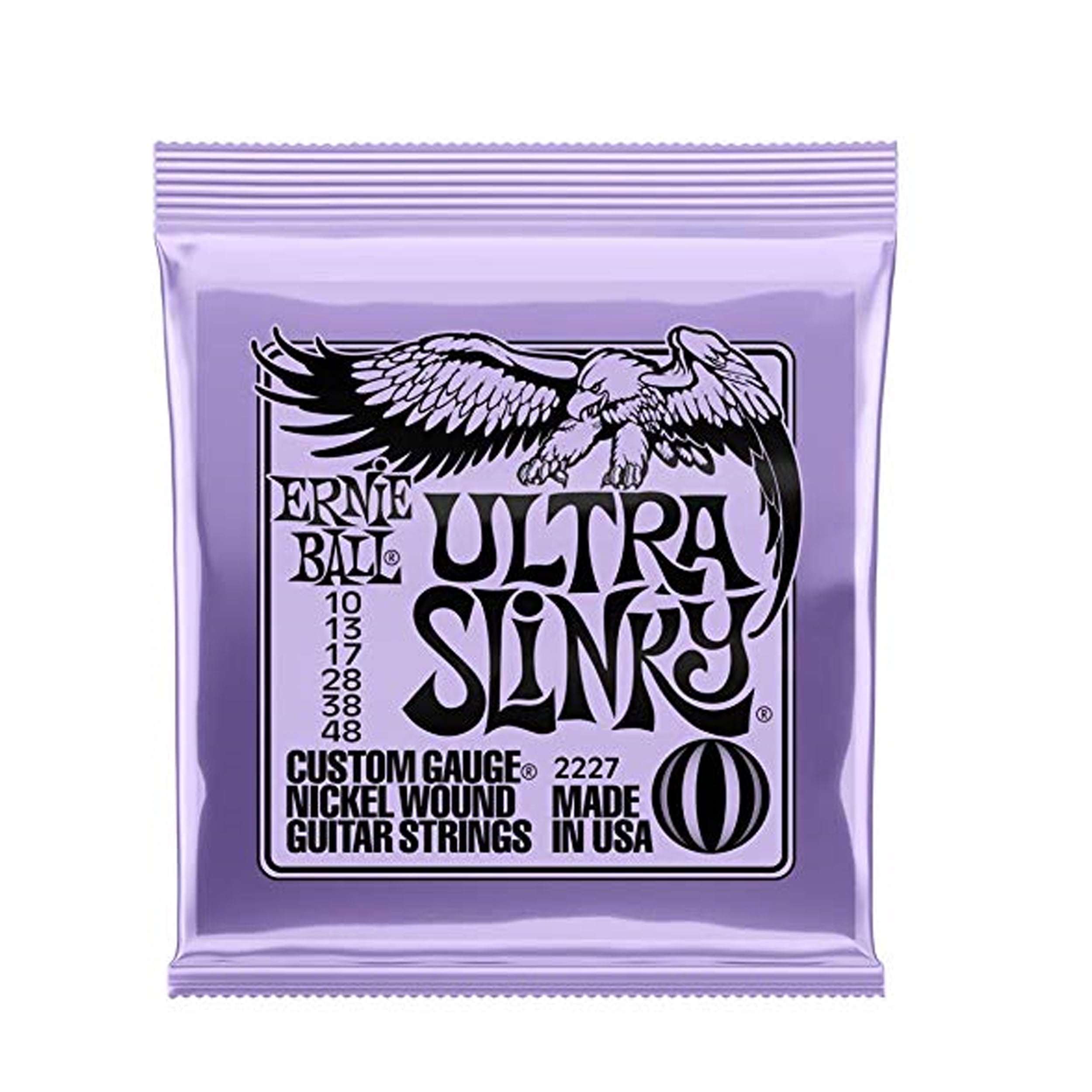 Ernie Ball Ultra Slinky Nickelwound Electric Guitar Strings 10 48