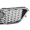 thumbnail image 5 of Front Grille Black & Chrome Mesh Grill Fit for Hyundai Sonata 2015 2016 2017, 15-17 Sonata Grill, 5 of 5